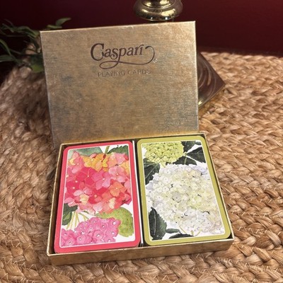 Caspari Bridge Gift Set Endless Summer Hydrangeas Cards Complete