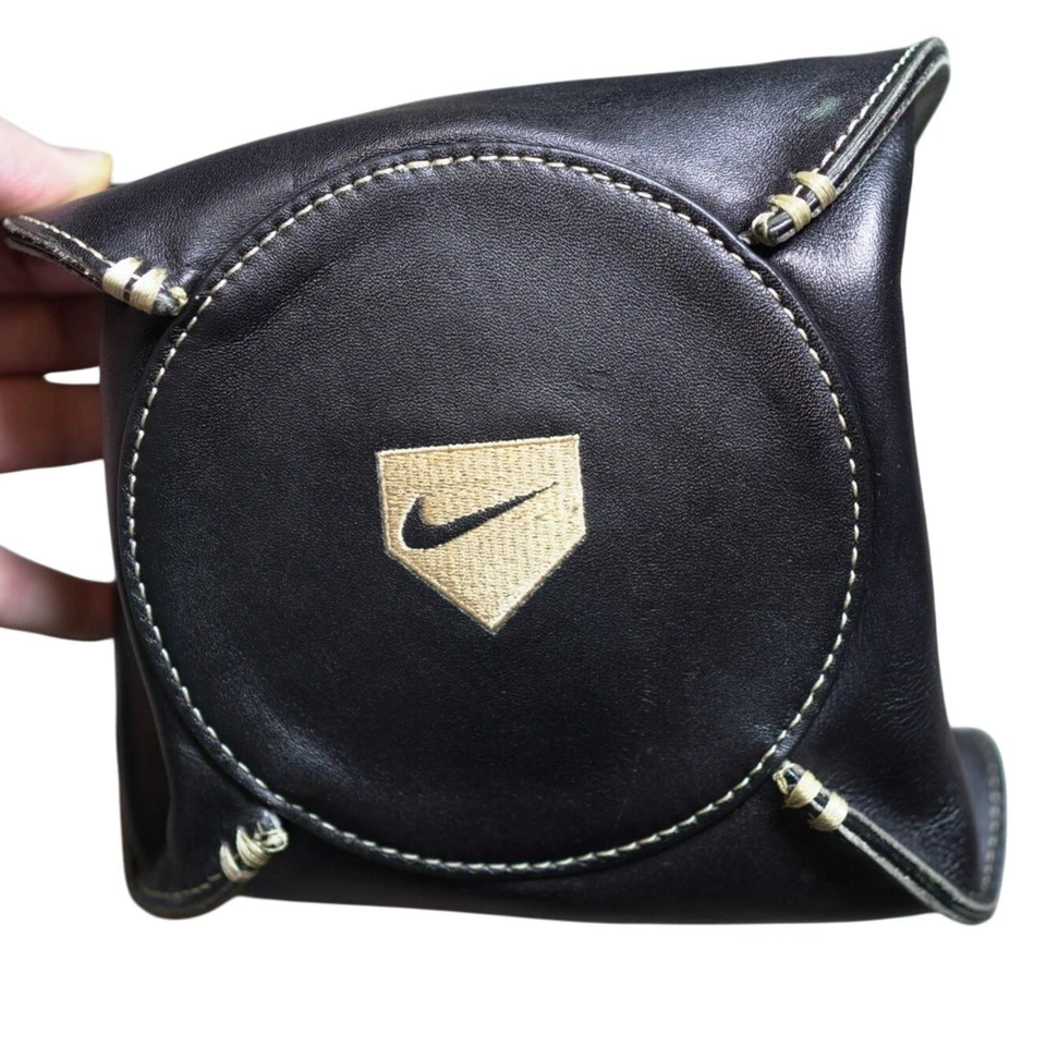 Коллекционная бейсбольная сумка Nike Diamond Elite Pro черная/золотистая воловья кожа LMT - Изображение 4 из 4