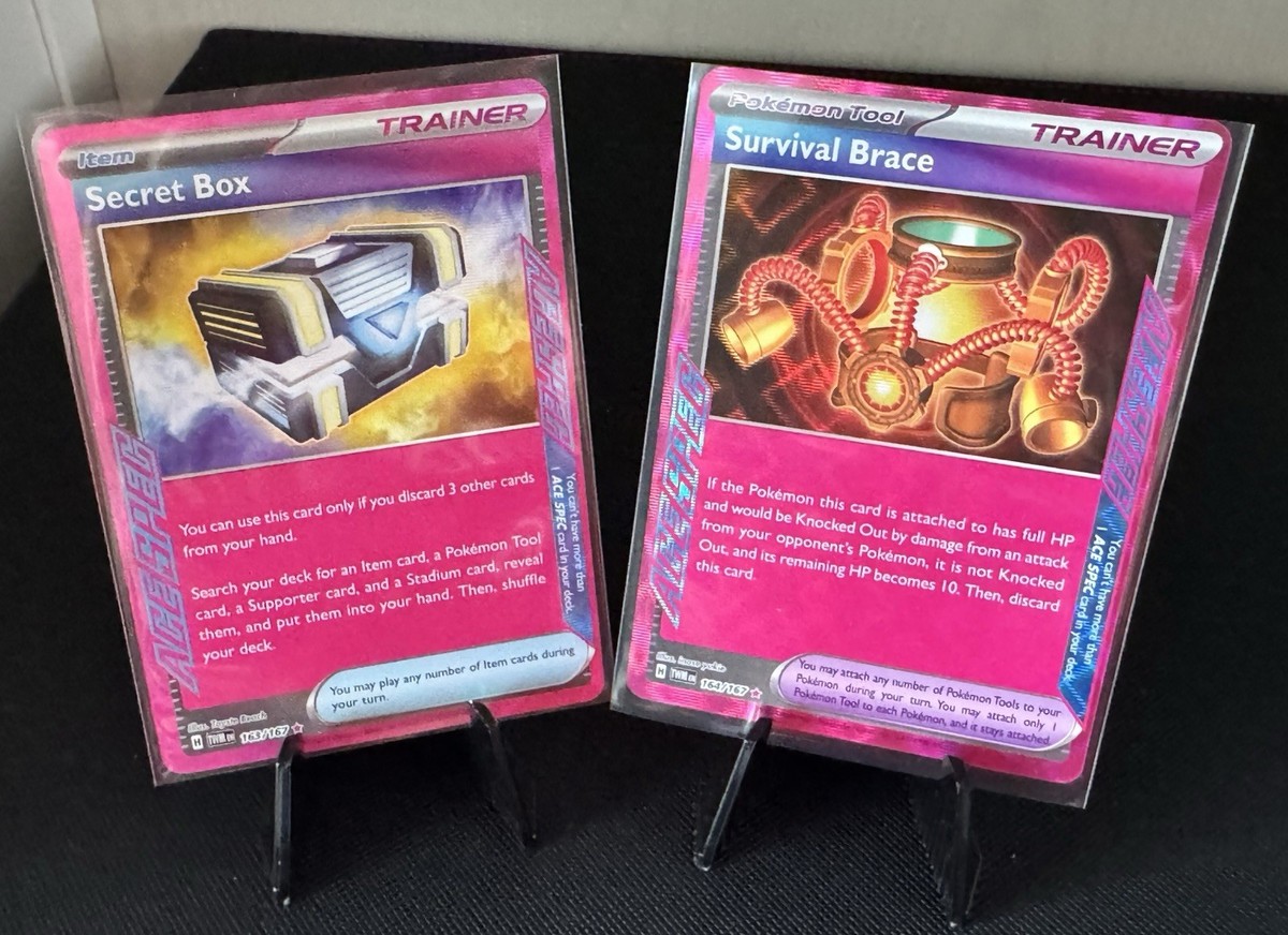 ベルセルク　TCG スターターボックス Pokemon Secret Box 163 & Survival Brace 164 - Ace Spec Sv06
