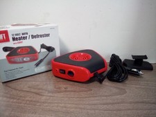 New HFT Brand 12 Volt Auto Heater  Defroster with Light  Mounting Base  60523