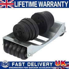 3000kg Recovery Roller Moving Skate Wheel Loader with 1 Side Protection Shield