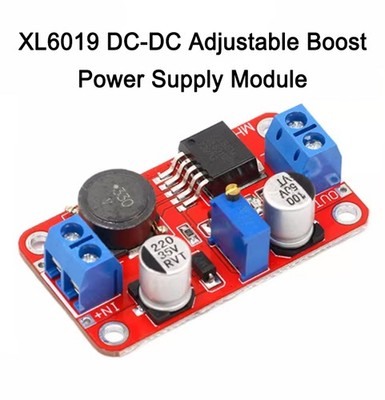 5A XL6019 High-Power Adjustable DC-DC Step Up Power Module Boost Volt Converter