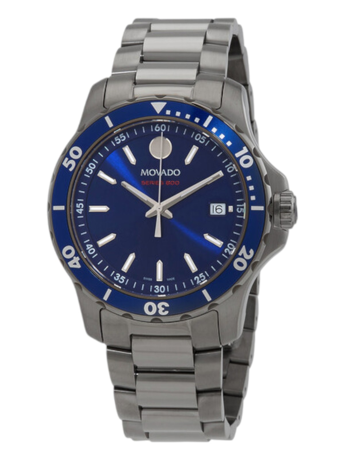 Movado Men's Series 800 Blue Dial Watch - 2600159