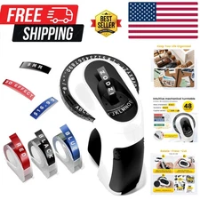 Vintage Manual Label Maker with Waterproof Tapes - Creative DIY Solutions