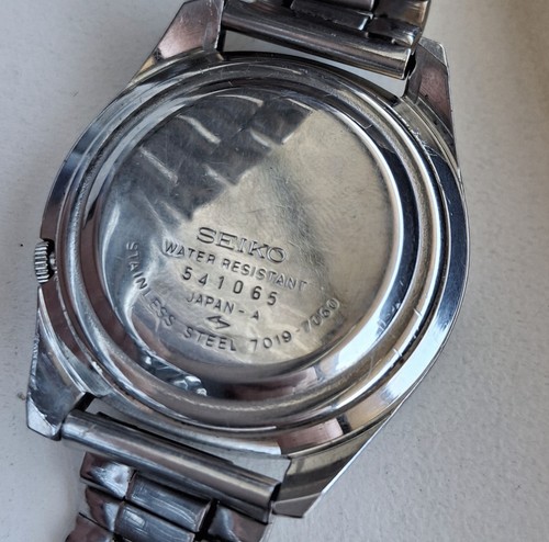 Vintage Seiko 5 ACTUS 21 Jewel Automatic Watch. 7019-7060 - Picture 4 of 5