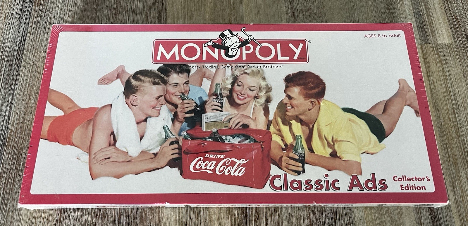Monopoly Coca-Cola Classic Ads Collector's Edition Board Game – FACTORY SEALED