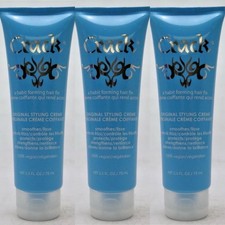 3 PK ORIGINAL CRACK HAIR FIX STYLING CREAM LEAVE-IN TREATMENT 2.5 OZ ANTI-FRIZZ