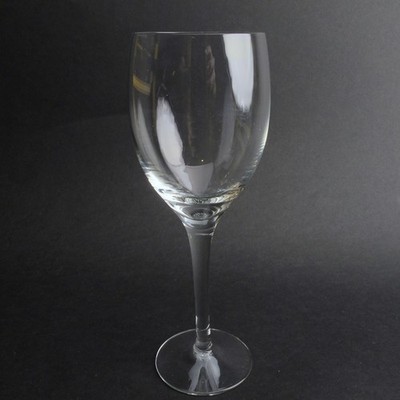 Illusion Clear by Orrefors Crystal 7 3/8'' Claret Red Wine Glass Excellent