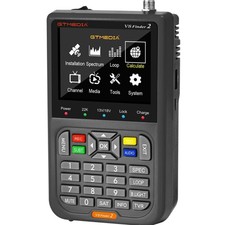 V8 Finder2 Satellite Finder Digital FTA DVB-S/S2/S2X Signal Measuring Meter D...