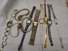Vintage Ladies Watch Lot of 10 Waltham Seiko Bulova Timex Swiss Parts/Repair