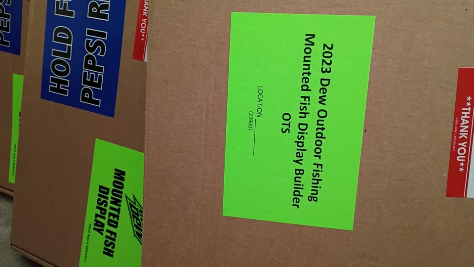 Rompecabezas trofeo pez montado en 3D Mountain Dew RARO - ¡Nuevo y sin abrir! Foto 3 de 4