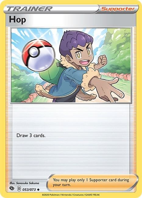 Hop #53/73 Champion's Path Uncommon Reverse Holo Pokemon TCG LP