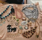 LOT  Costume Jewelry Vintage  Estate All Wearable 1.5 LBS Some Signed HIGH end