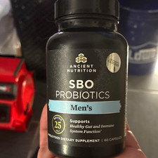 Ancient Nutrition SBO Probiotic for Men Digestive & Immune Support Organic 60
