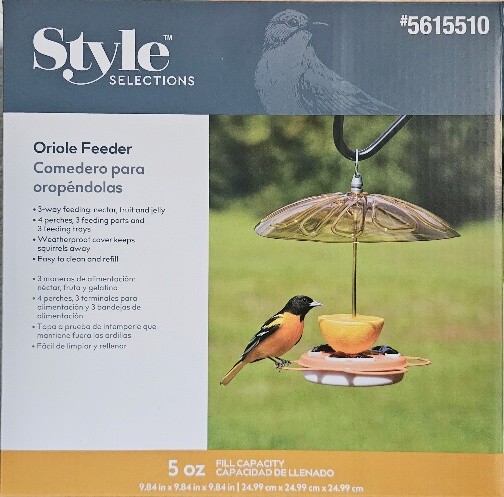 5oz 3-way Bird Feeder (new In Original Box)