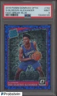 2018 Donruss Optic Fast Break Blue Prizm Shai Gilgeous-Alexander RC 9/50 PSA 9
