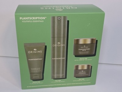 Origins PLANTSCRIPTION  Youthful Essentials Skincare Set ($200 Value) New