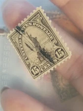 Collectors stamp 15 cent liberty