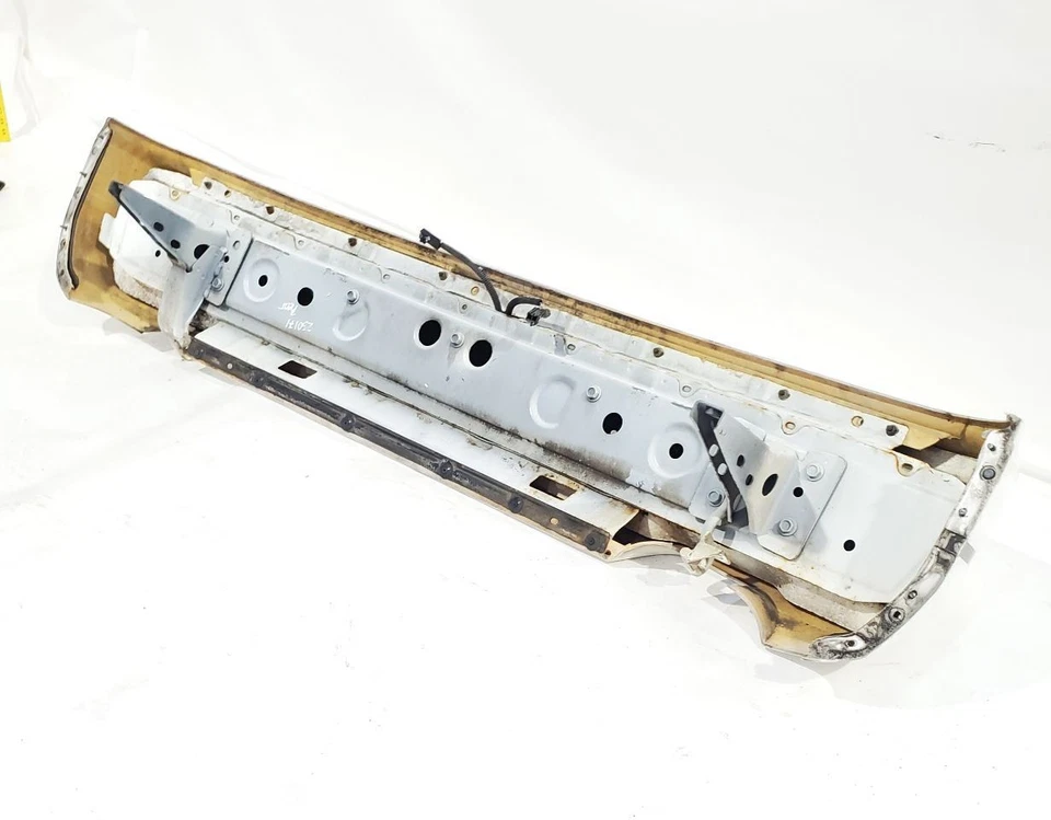 1992 1993 Nissan 240SX OEM Rear Bumper White Rough Surface - Image 2 of 4