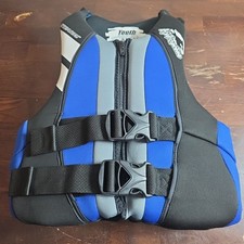 Stearns Youth Hydroprene Life Vest Blue Black 50-90 lbs Type III PFD 29-117