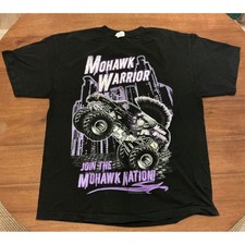 Mohawk Warrior Monster Truck Join The Mohawk Nation 2010 T Shirt Black XL