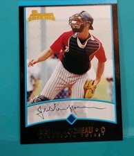 2001 Bowman Rookie Card #361 Justin Morneau. rookie card picture