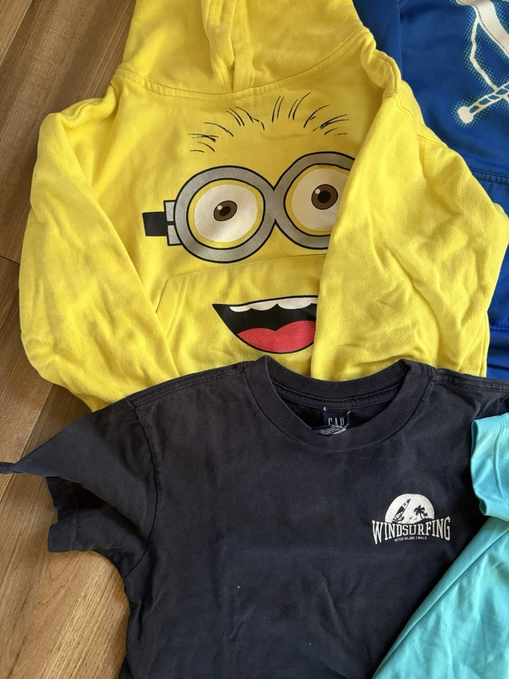 6 Pc Bundle Old Navy Gap Tek Gear Boys Sz Small 5 6 Hoodies Shirts - Image 2 of 4