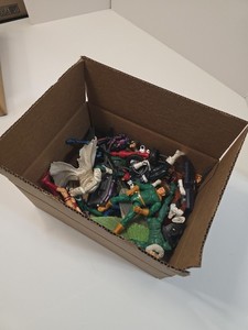 Mixed Lot of Junk Action Figures and Toys For Parts Access Missing Junk Toy Box