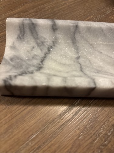 Vintage Grey Marble Like Heavy Rolling Pin Holder - Picture 3 of 12
