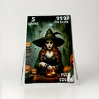 5 Gram .999 Fine Silver. Full Color Nightshade Witch. 5g Silver. Sealed.