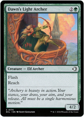 #ad #ad Dawn#x27;s Light Archer 0174 Lorwyn Eclipsed ECL MTG NM M $1.49