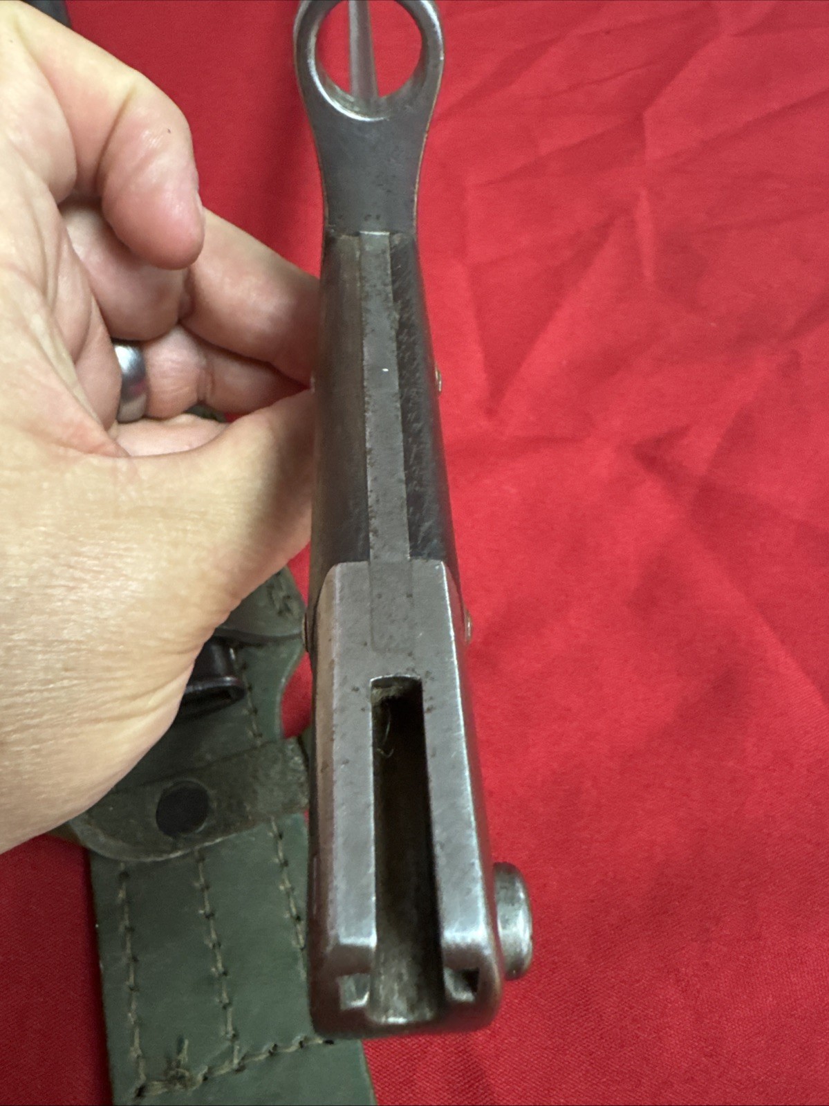 Pre-WW1 Argentine Army M1909 Mauser Sword Bayonet & Steel Scabbard MATCHING A948