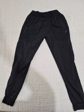 BHU Beverly Hills Uniforms Jogger Scrub Pants Womens Size Small Black Pockets