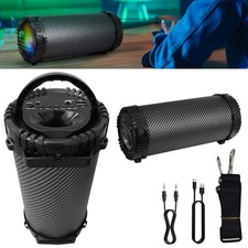 Altavoz portátil Bluetooth de 4" con base de subwoofer de graves graves pesados para fiestas