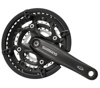 Shimano Kurbelgarnitur Trekking FC-T521 Octalink 3X10, 170 Mm, 44-32-24 Z., Schw