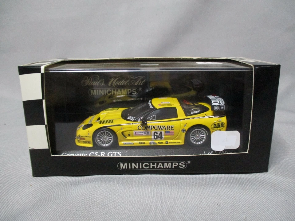 W835 MINICHAMPS CORVETTE C5-R GTS 24th LE MANS 2004 1/43 Ref 400 041464 NB - Photo 2/4