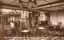 Lounge Broadreeds Holiday Camp Selsey Nr Bognor Regis Pontins unused RP pc 1938