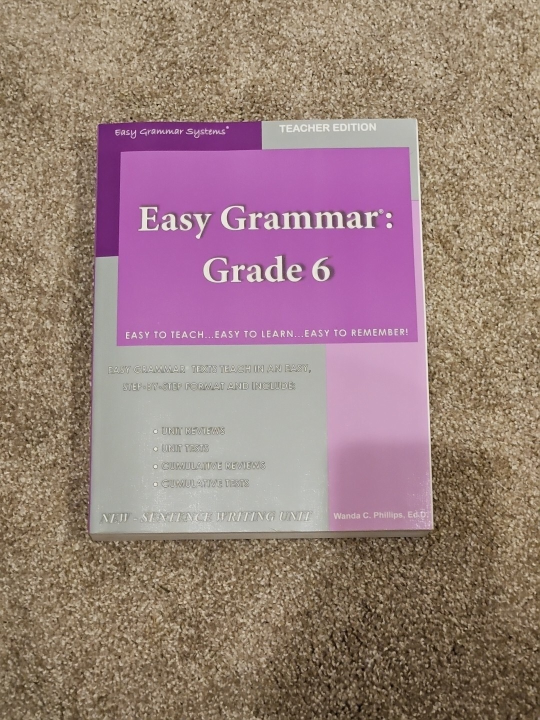 Easy Grammar by Wanda C. Phillips (1985, Trade Paperback) for sale ...