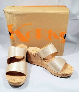 korks deltona wedge sandal
