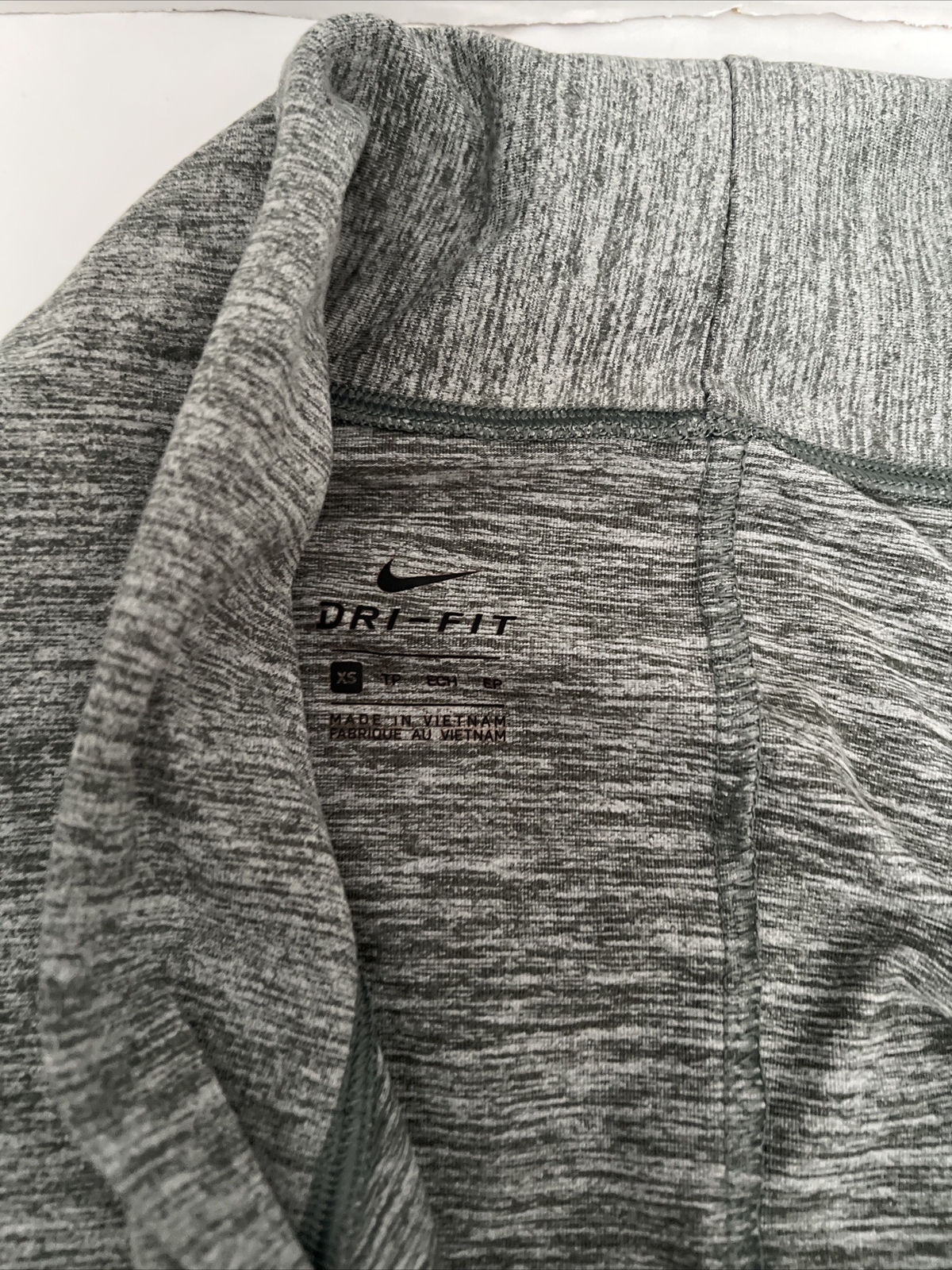 SACAI X NIKE Nike giacca yoga manica lunga donna XS heathered drappeggiato grigio cardigan aperto