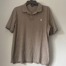 Polo by Ralph Lauren Size L Men's Classic Grey Polo Shirt