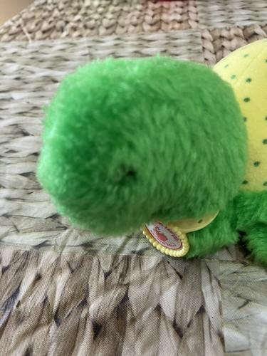 Strawberry Shortcake Apple Dumpling's Tea Time Turtle 6'' Plush KENNER AGC 1981 - Picture 3 of 13