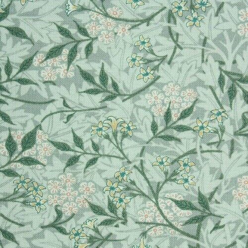 110cm x 65cm OOP Granada - Jasmine -Aqua by The Original Morris & Co - Picture 2 of 3