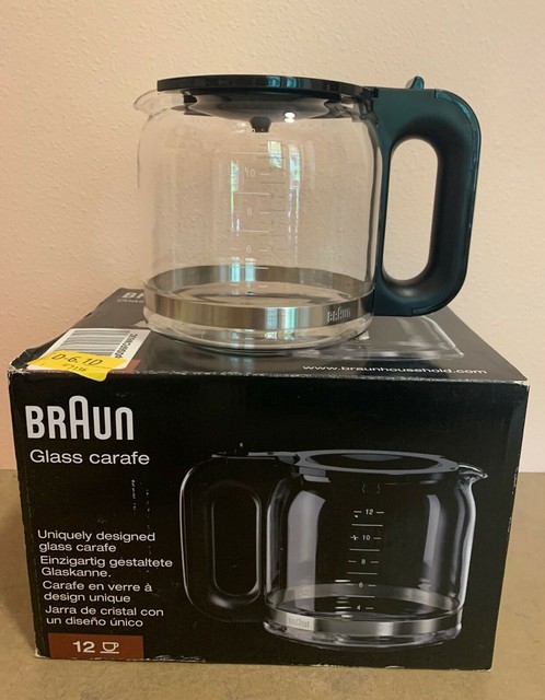 Braun 12 Cup Glass Replacement Coffee Carafe New Puroma 7 BrewSense | eBay
