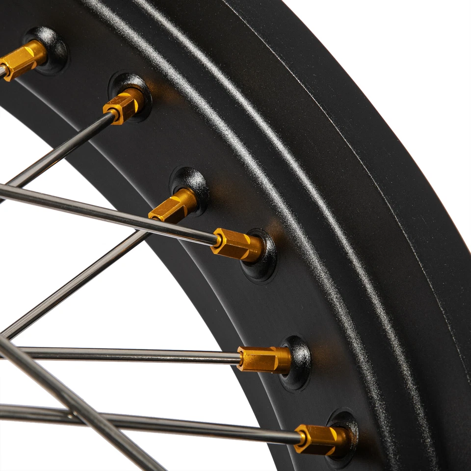 For Suzuki Supermoto 17"x3.5/4.25 Wheels Gold Hub Cush Drive Kit DR650SE 1996-24 Foto 4 de 4