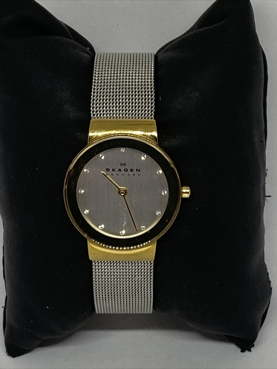 Skagen Freja 358SGSCD Womens Stainless Steel Mesh Analog Dial