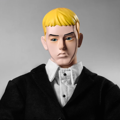 New Eminem 1/6 Action Figure, Black Suit Slim Shady Rap God fit