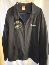 AUBURN SPORTSWEAR Men's USS Naval Ship Navy Vintage Jacket 3XL (2000-2001)