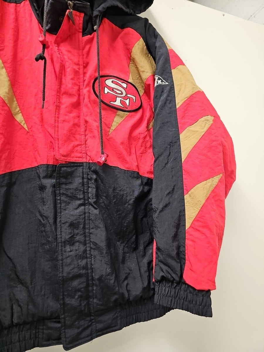 VINTAGE San Francisco 49ers Jacket Large NFL Pro Line Apex One