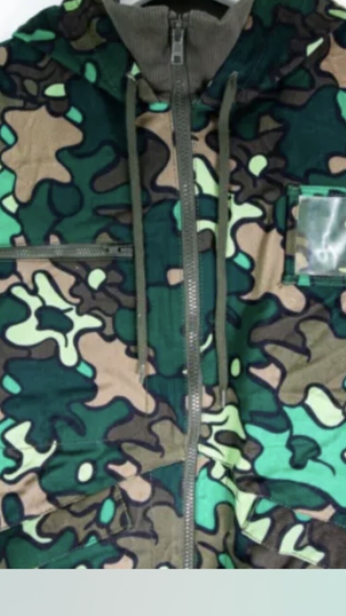 ジャケット・アウター Special Vintage adidas SAFETY jacket Vintage Adidas Safety TT Camo Hood Tack Jacket Size Camouflage